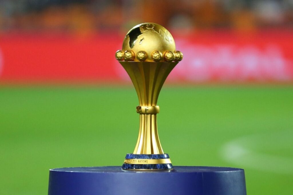 The 2025 AFCON trophy.