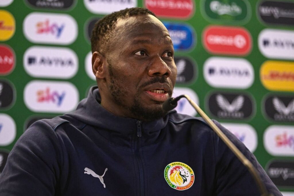 Senegal's head coach Pape Thiaw.