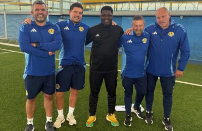 Nigeria’s Assistant Coach Daniel Ogunmodede Bags UEFA Coaching B License