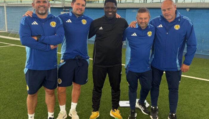 Nigeria’s Assistant Coach Daniel Ogunmodede Bags UEFA Coaching B License