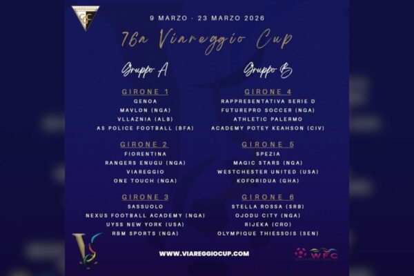 African Youth Football Academies Represent Heavily at the Prestigious Viareggio Cup