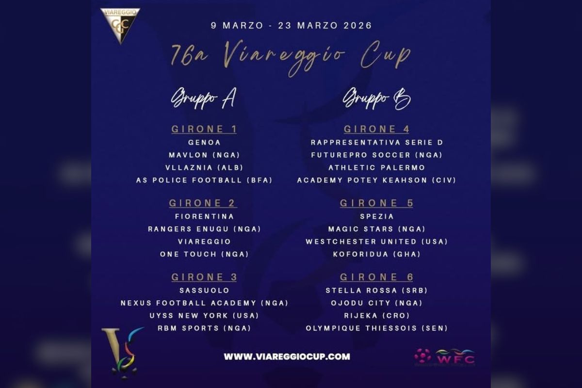 African Youth Football Academies Represent Heavily at the Prestigious Viareggio Cup