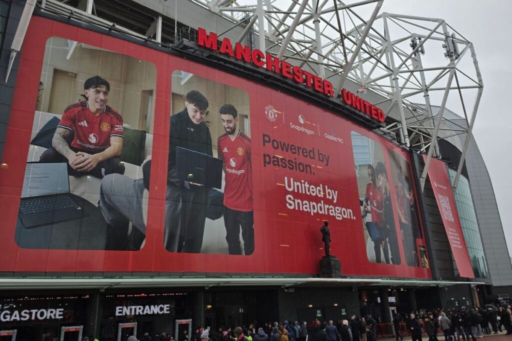 Snapdragon Banner at Old Trafford