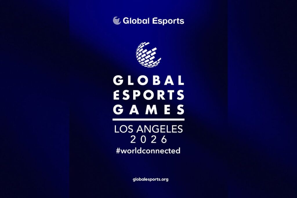 Global Esports Games poster for Los Angeles 2026