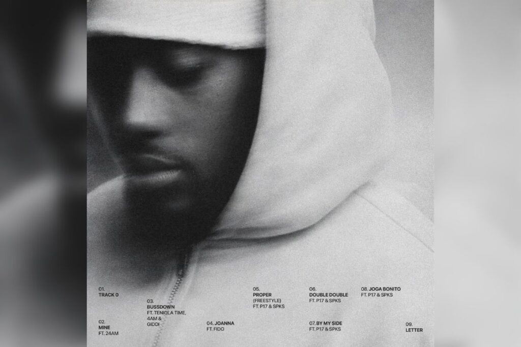 Back cover for Alex Iwobi's debut album More To Life.